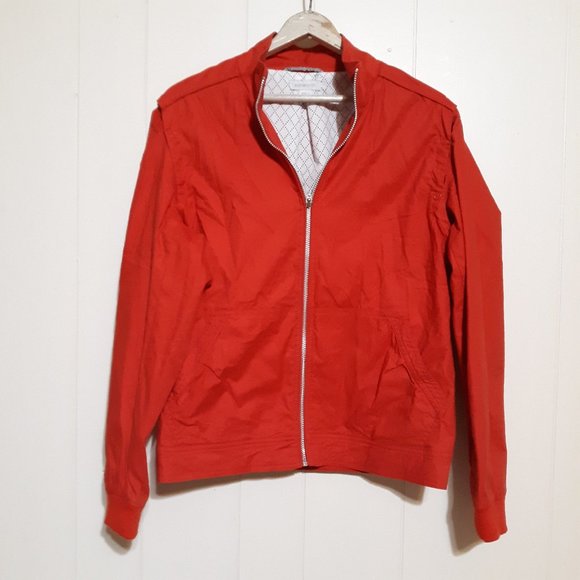 Red Convertable Vest Jacket Removeable Sleeves M - Picture 1 of 7